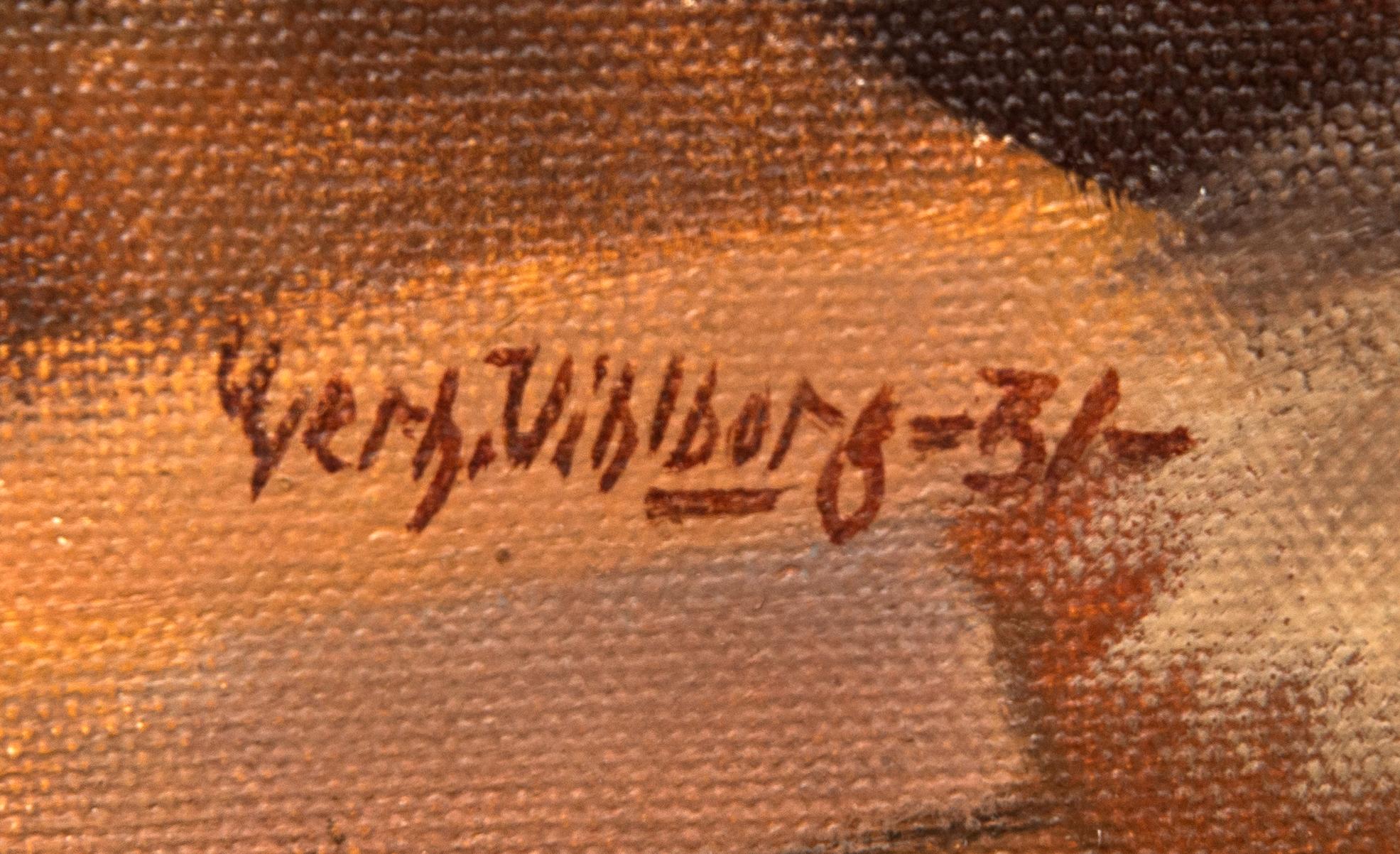 Gerhard Wihlborg, Självporträtt.