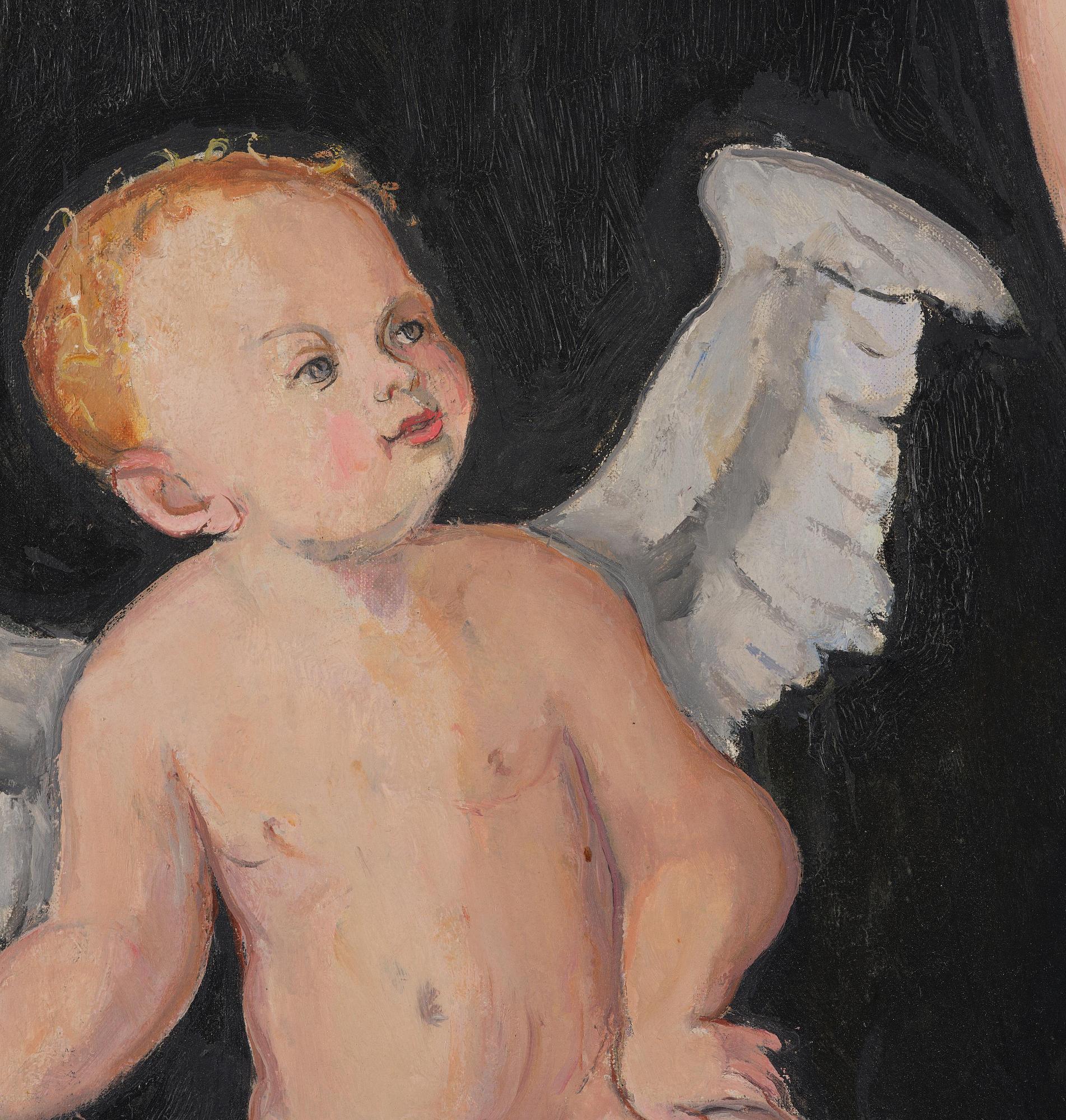 Nils von Dardel, Venus och Amor (Kopia efter Cranach).