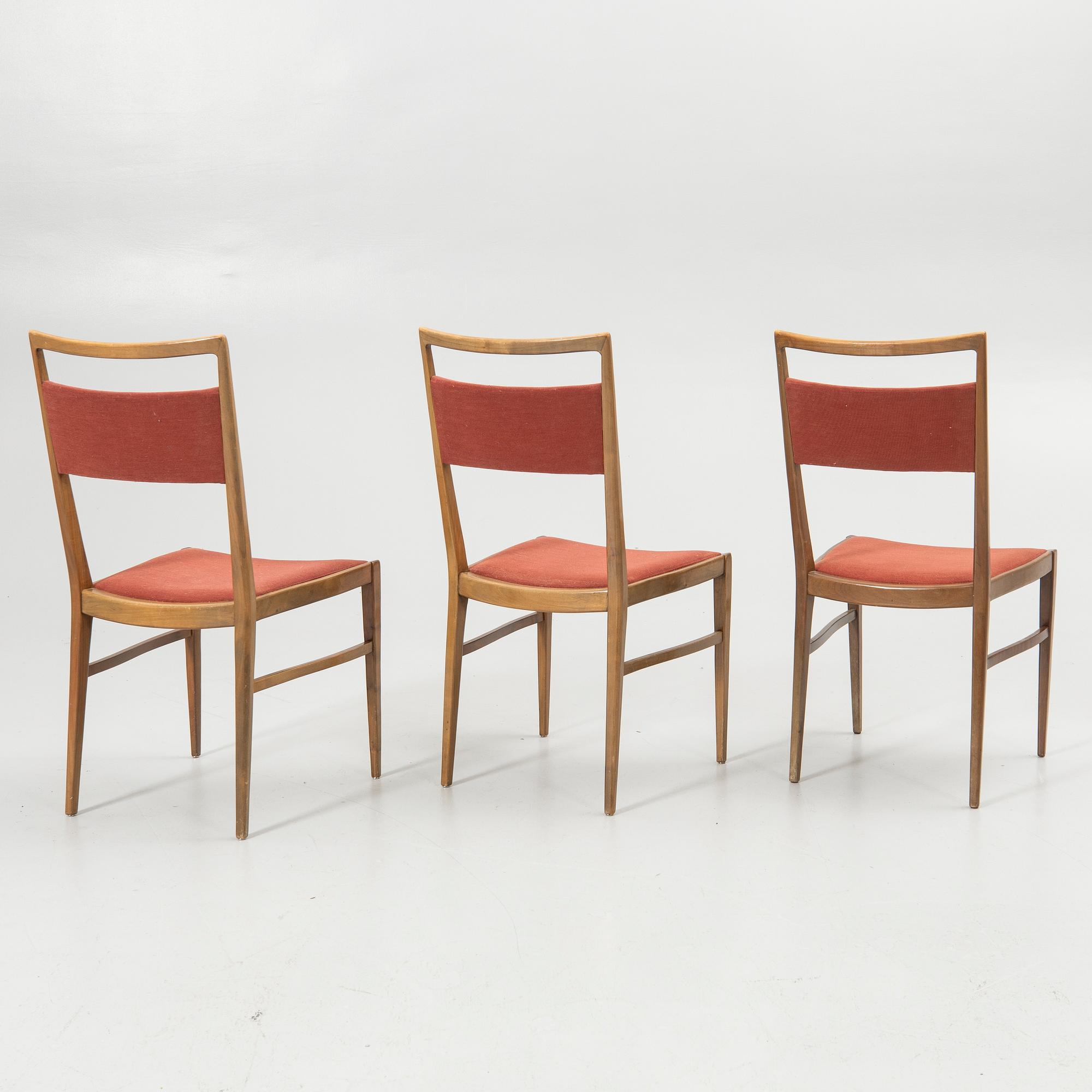 Dining chairs, 6, Denmark, 1950s/60s.