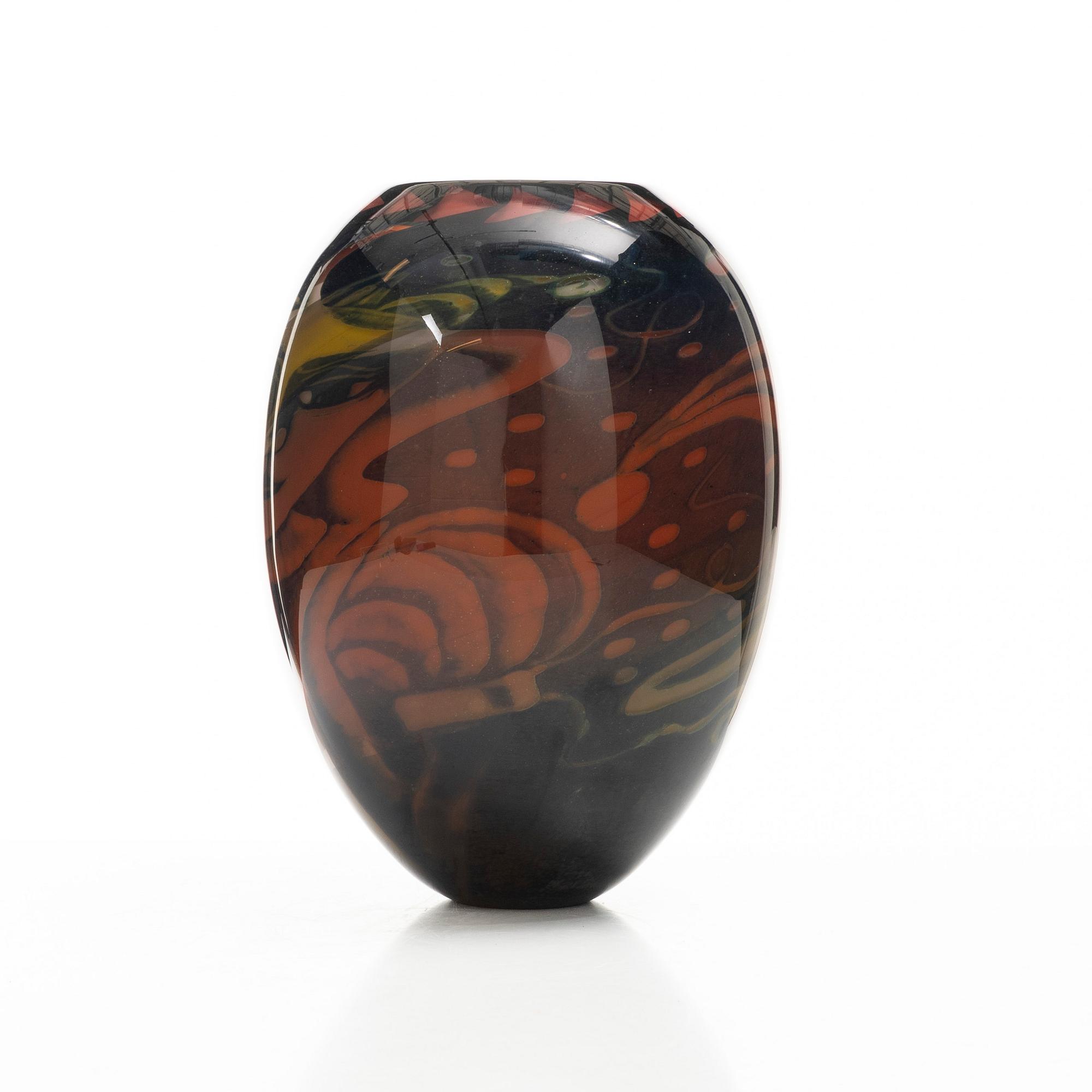 Eva Englund, a vase, graal, Orrefors.