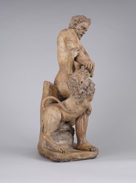 Hercules with the Nemean lion.