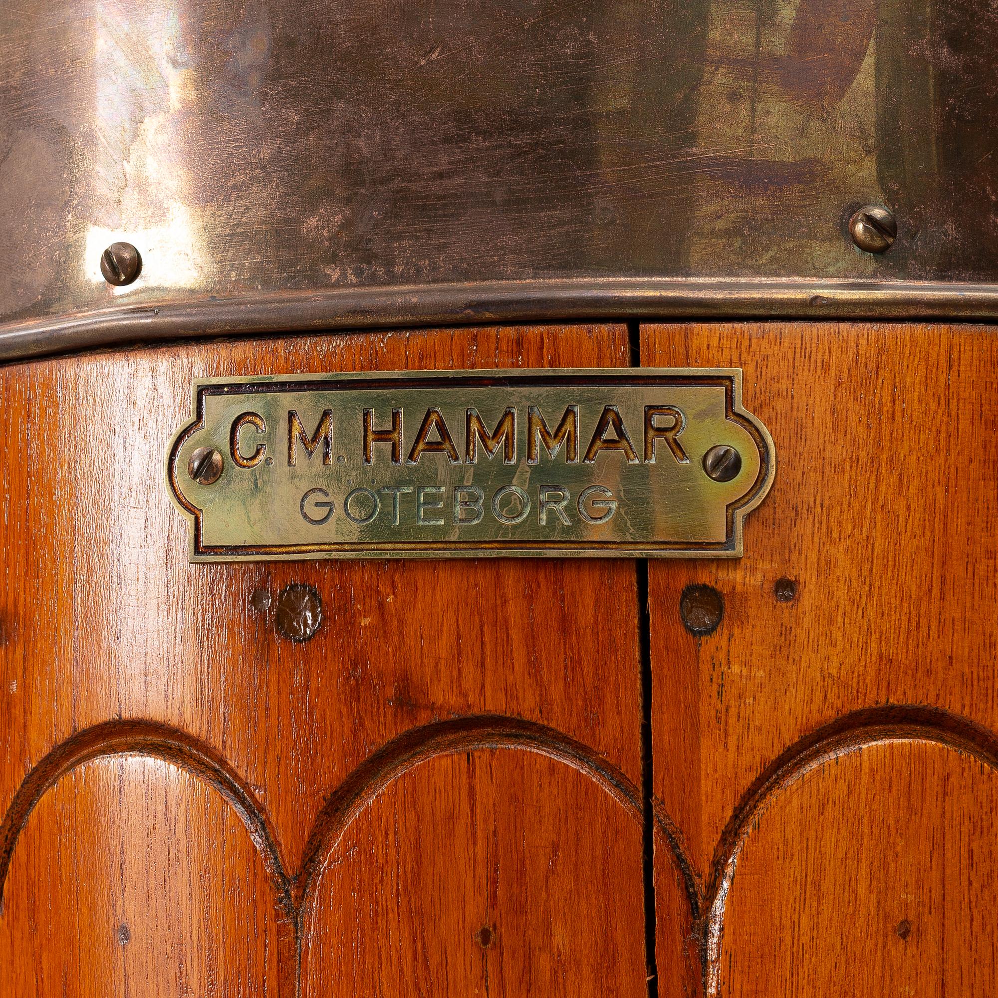 A binnacle, C.M Hammar, Gothenburg, first half of the 20th century.