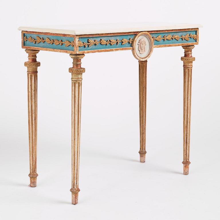 A late Gustavian console table.