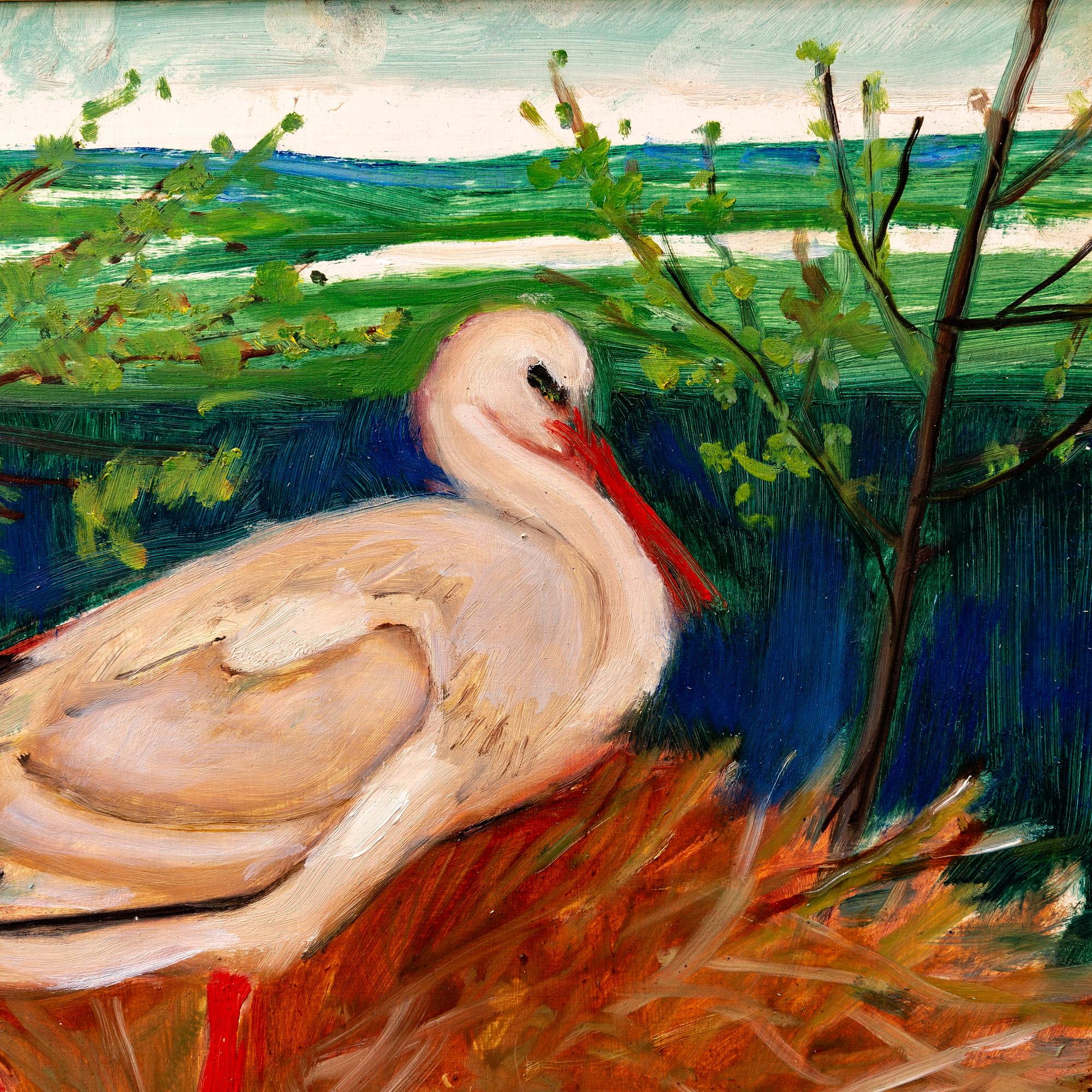 Ernst Norlind, olja på pannå signerad och daterad 50.