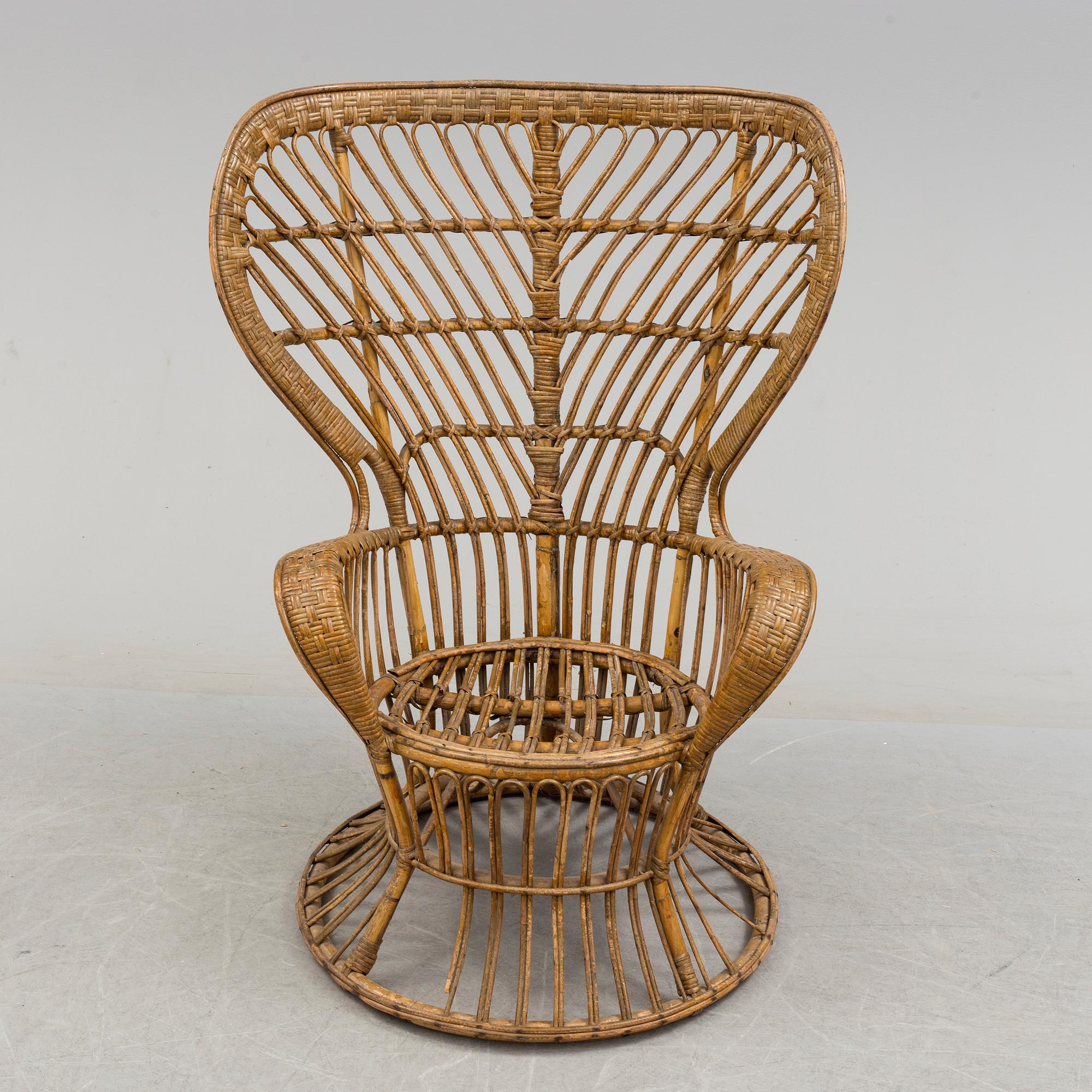 GIO PONTI, fåtölj, Bonacina, Italien, 1950-tal.