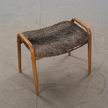 FÅTÖLJ med FOTPALL, "Lamino", Yngve Ekström.