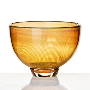 Sven Palmqvist, fyra delar, glas, Kraka, Orrefors 1940-50-tal, nr 34, 170, 359 samt en osignerad.