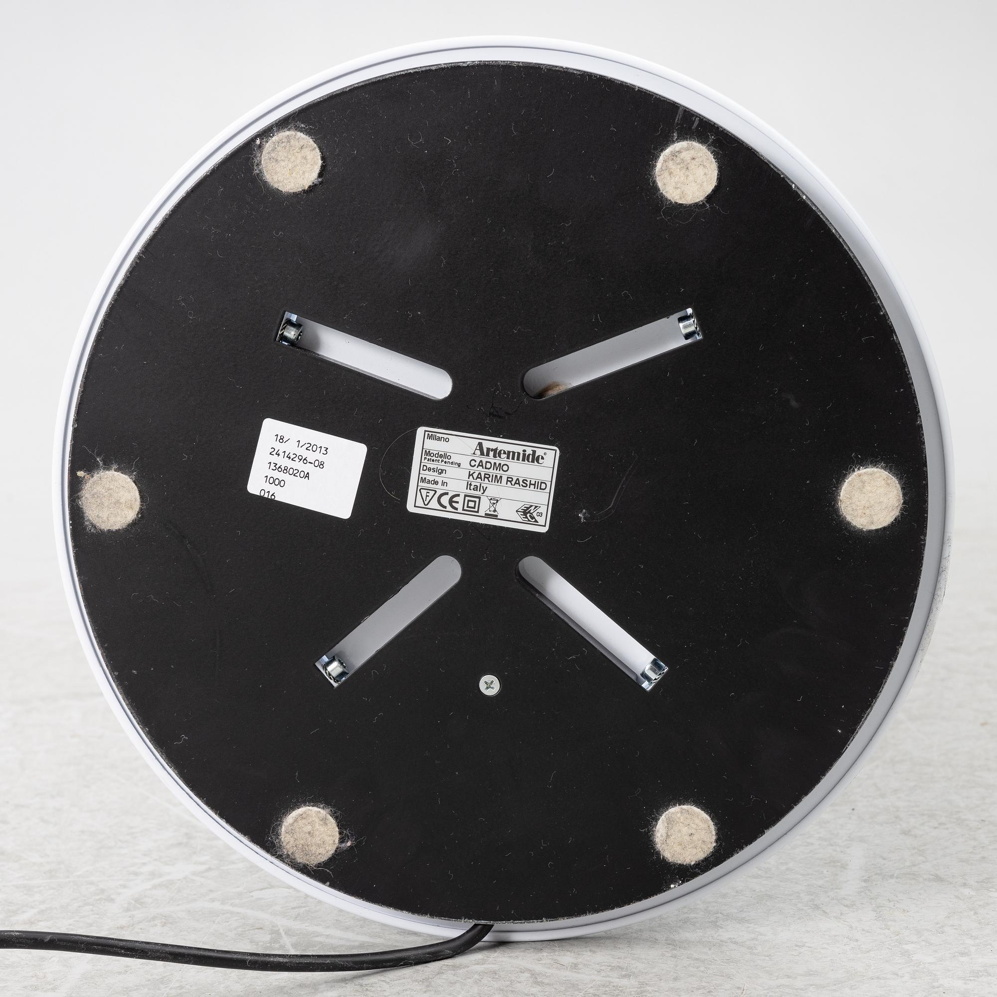 Karim Rashid, floor lamp, 'Cadmo', Artemide, Italy.