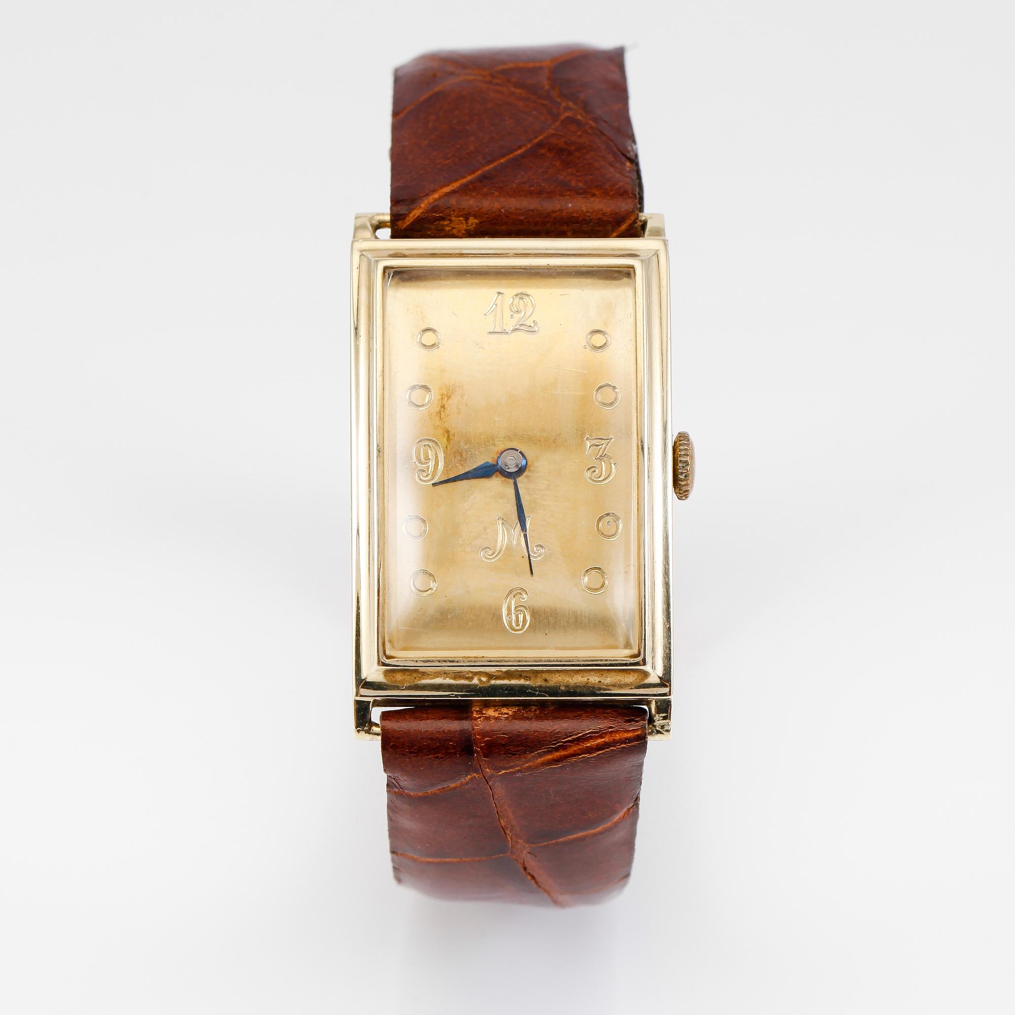 ARMBANDSUR, 14K guld, 1900-talets första hälft.