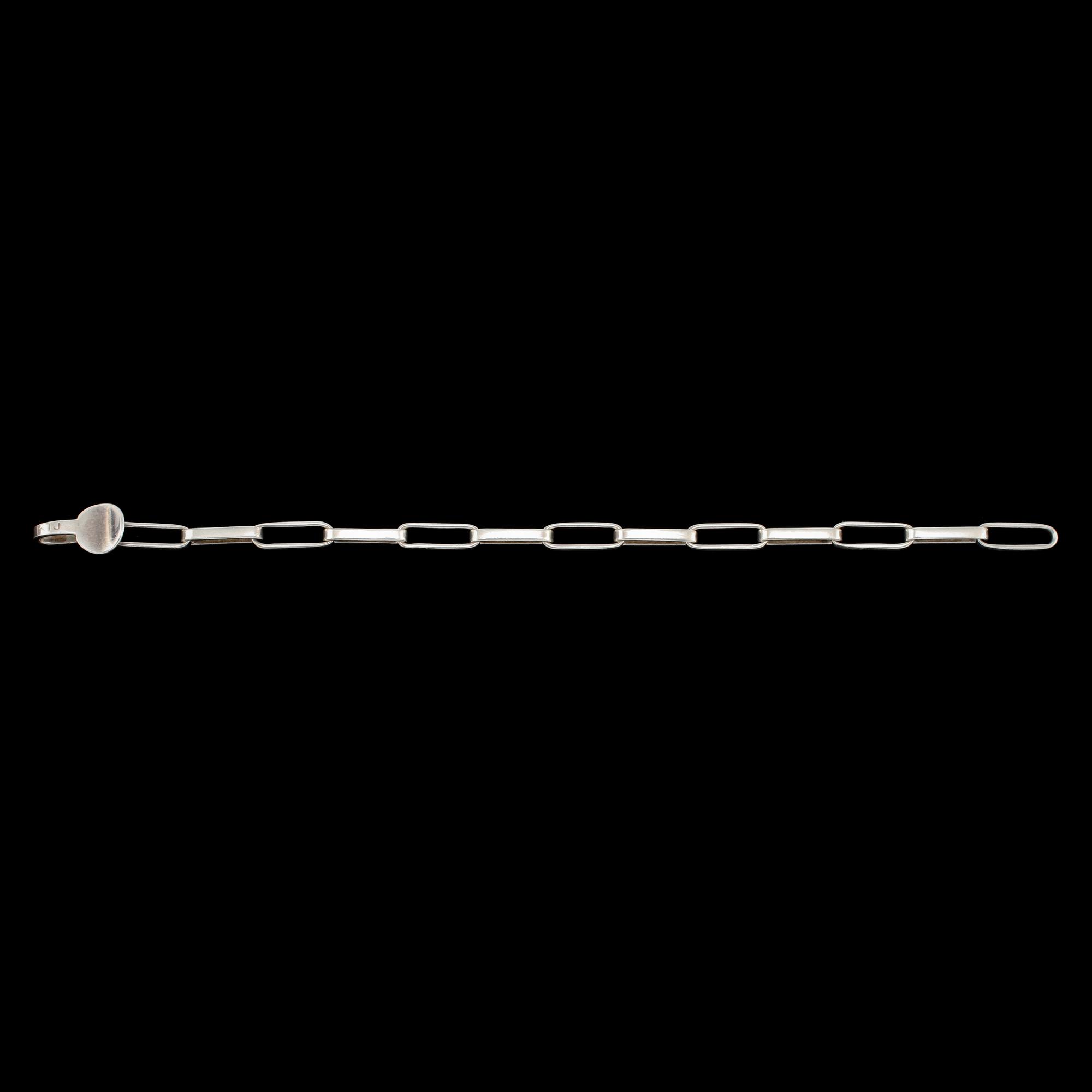 ARMLÄNK, silver, Cecilia Johansson, Göteborg, 1900-talets tredje kvartal. Vikt 15 g.