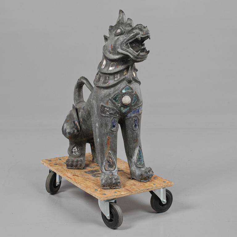 SKULPTUR, metall och gjutmassa, 1900-talets sista kvartal.