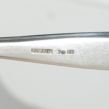 Markströms Guldsmeds Ab, A Swedish silver cutlery set, "Birgitta", Uppsala 1951-1979 (95 pieces).
