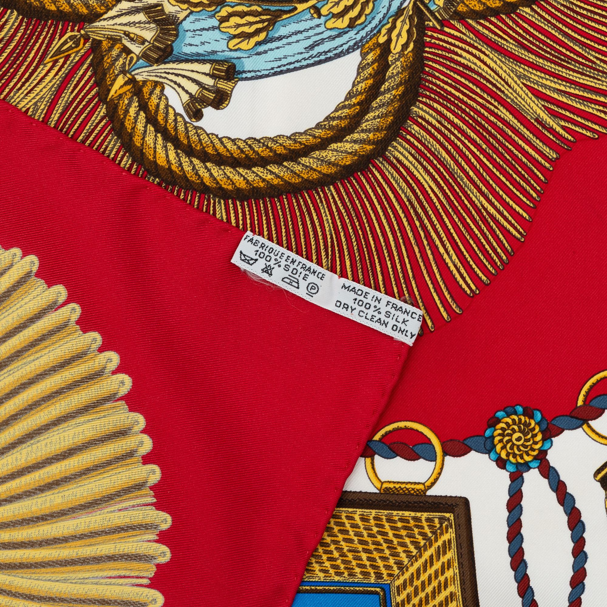Hermès, scarf, "Poste et Cavalerie".