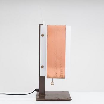 Lars-Gunnar Nordström, bordslampa, Metallimestarit, 1970-tal.