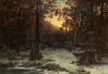 OSCAR TÖRNÅ, Oil on canvas, signed and dated 1878.