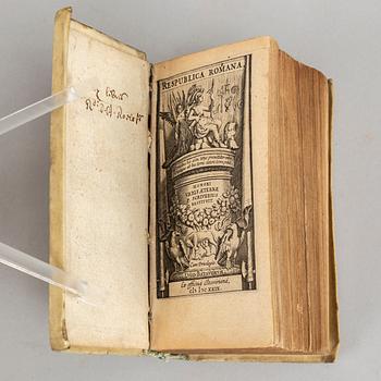 Elzevirs 1628, 1629, 1631 (Venice, Rome, Italy) (3 vol).