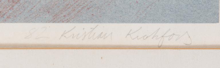 Kristian Krokfors, silkscreen, signed and dated -82, numbered 18/110.