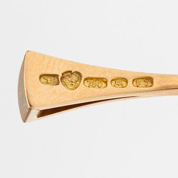 Elis Kauppi, Hänge, 18K guld, ametist. Kupittaan kulta, Åbo 1959.