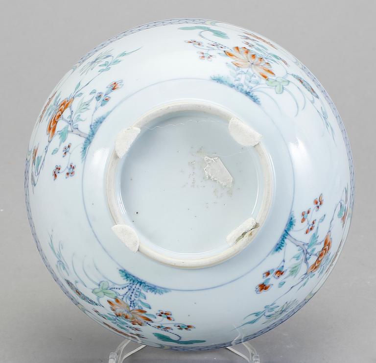 SKÅL, porslin, Qingdynastin.