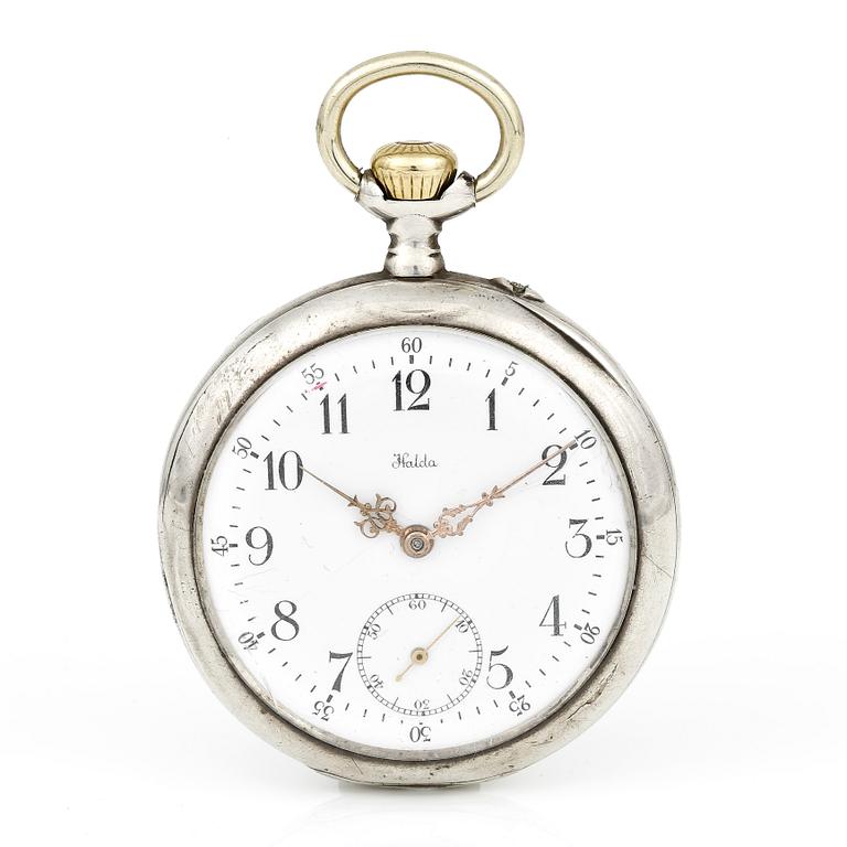 FICKUR, silver, Halda, 1907, tot vikt ca 93,8 gram.
