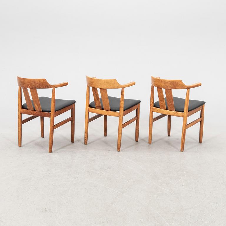 A set of six Gemla armchairs 1980s.