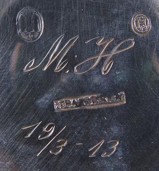 KAFFEKANNA, silver, Köpenhamn, Danmark, 1910, 570 g.