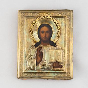 An icon Russia, 19th Century with ochlad.