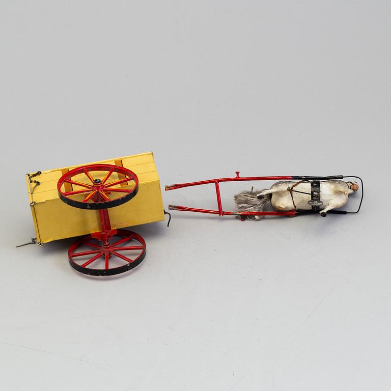 a horsedrawn carriage, probably Lutz Germany 1890-1900.
