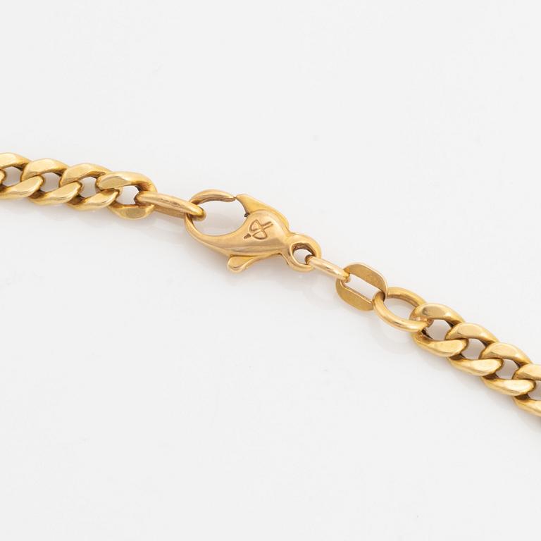 18K gold necklace, Balesta.