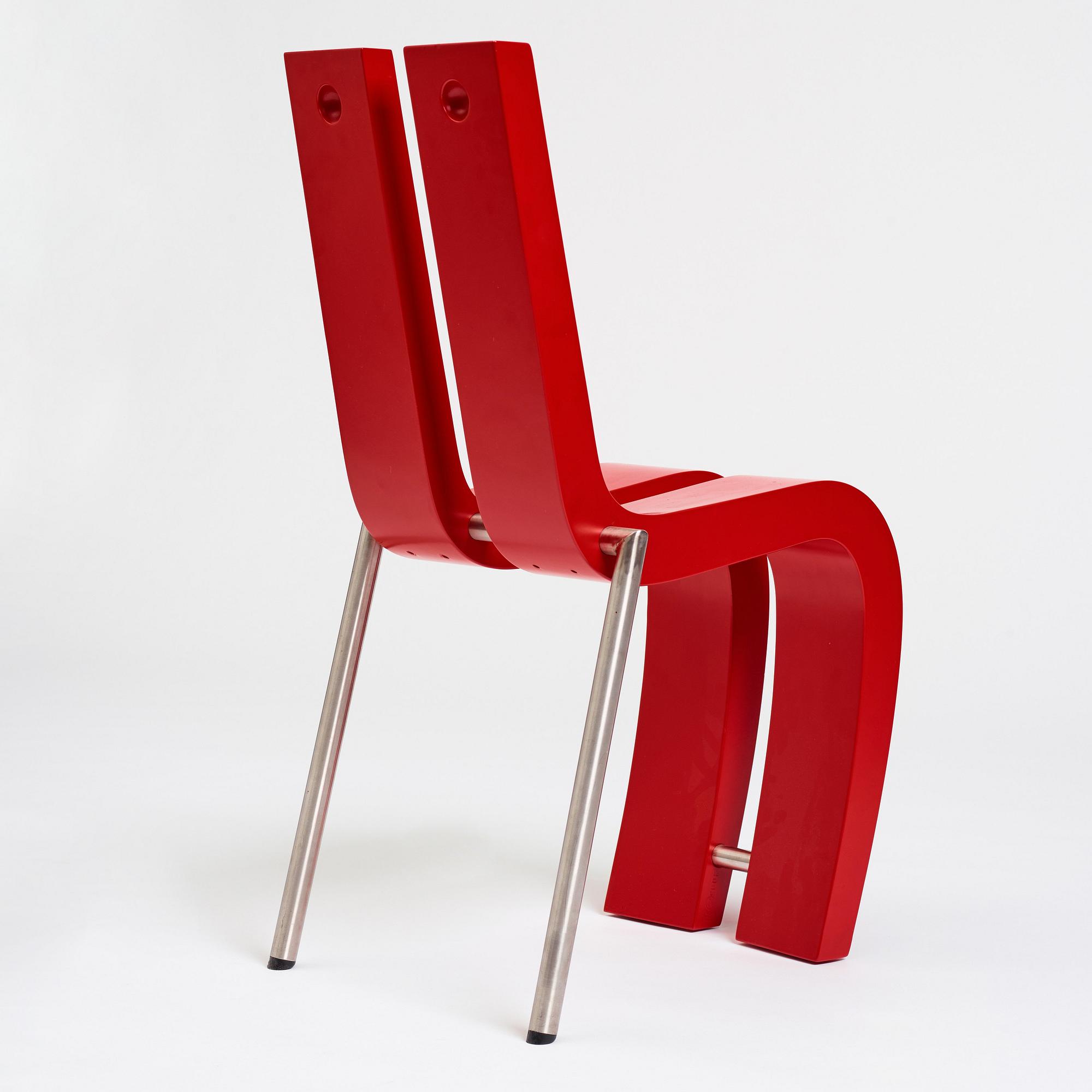 Sigvard Håkansson, a "2+1" chair, ed. 25/25, Sigvard Design AB Linköping, Sweden 2003.