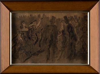 CONSTANTIN GUYS, DANCE PERFORMANCE.