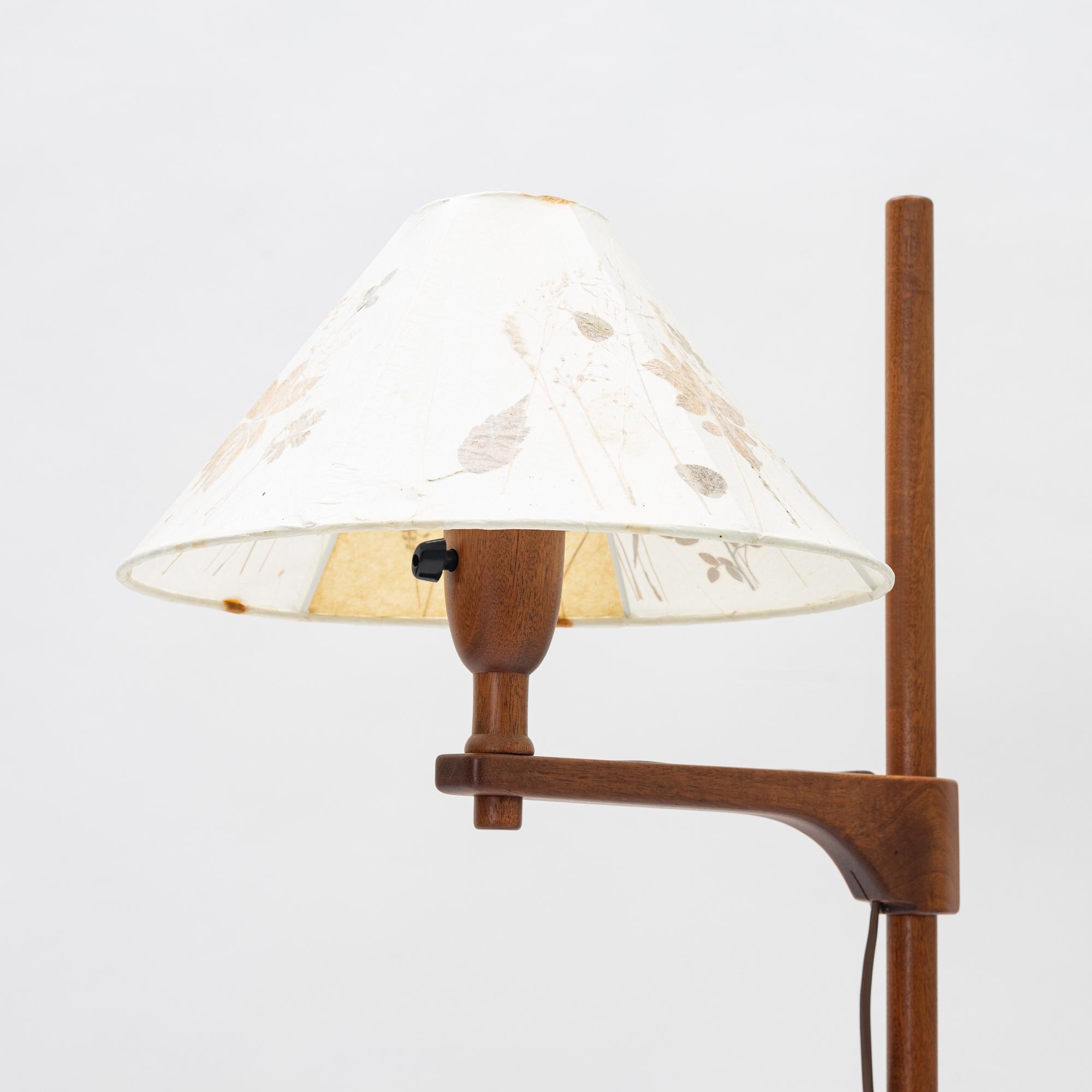 Carl Malmsten, floor lamp, "The Candlestick".
