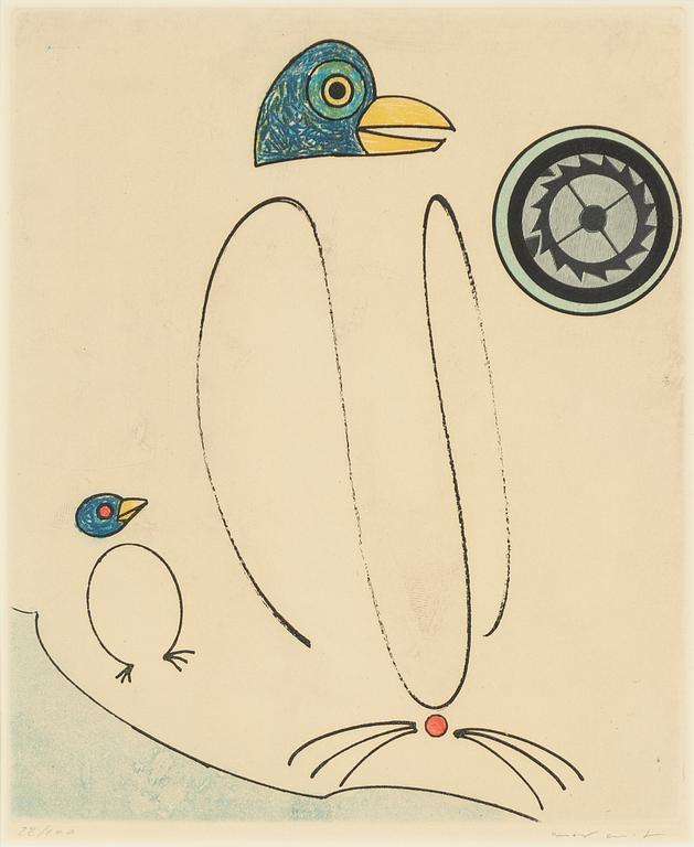 Max Ernst, From  "Oiseaux en Peril".