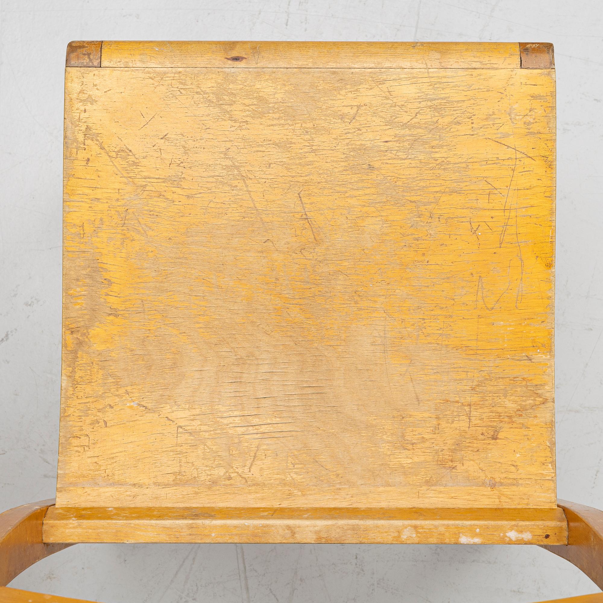 Sven Markelius, Seven chairs, 'Orkesterstolen', 20th century.