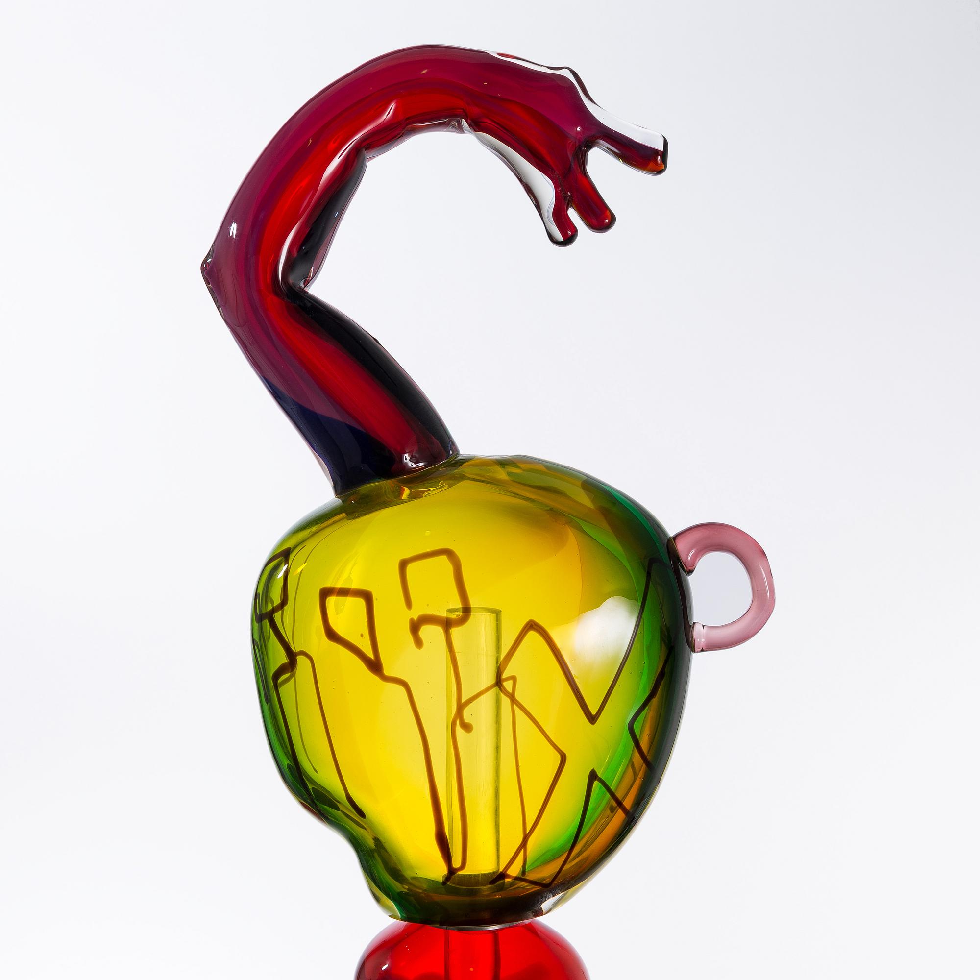 SOILE YLI-MÄYRY, skulptur, "Burning Hand", signerad Soile Yli-Mäyry.