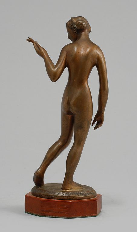 TORE STRINDBERG, skulptur, brons, "Crocus", signerad.