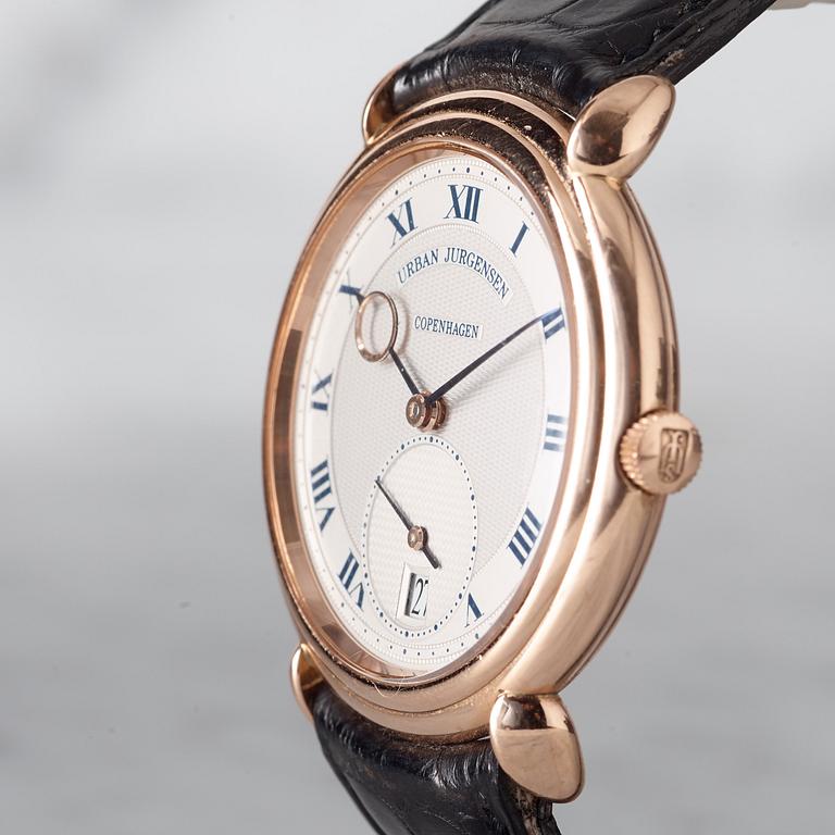 URBAN JÜRGENSEN, Copenhagen, Reference 8, armbandsur, 37 mm,