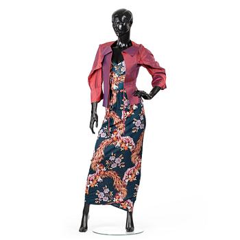 647. VIVIENNE WESTWOOD, a three-piece ensemble consisting of jacket, top and skirt.