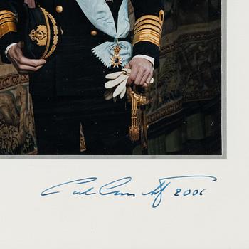 A signed Royal Photograph, Carl XVI Gustaf 2006.