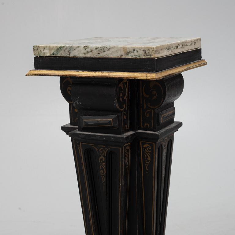 A late 19th Century pedestal, .
