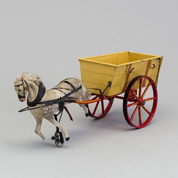 a horsedrawn carriage, probably Lutz Germany 1890-1900.