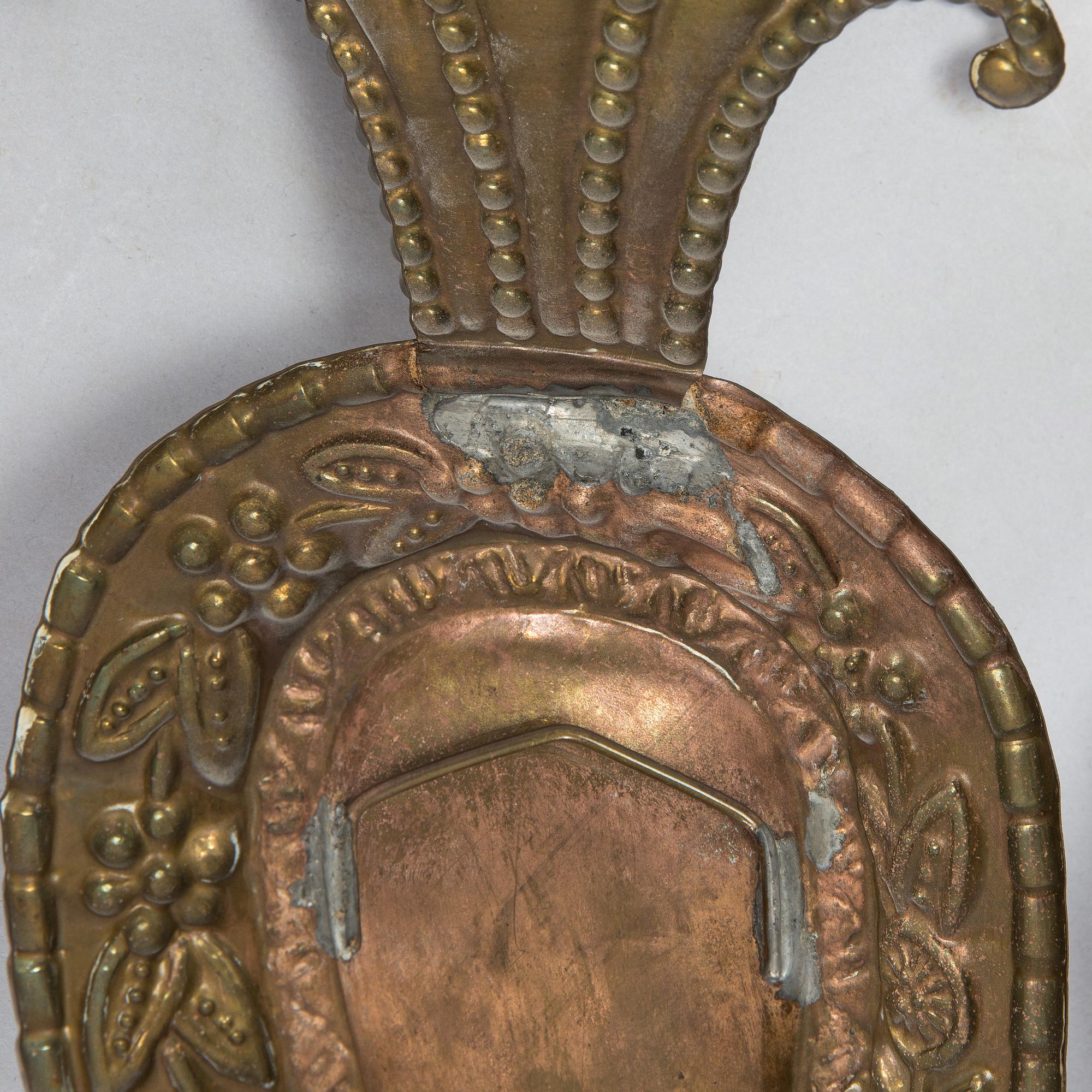 Paavo Tynell, a pair of 1930's wall sconces 'MD 10' for Taito Finland.