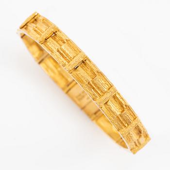 Lapponia bracelet 18K gold, design by Björn Weckström.