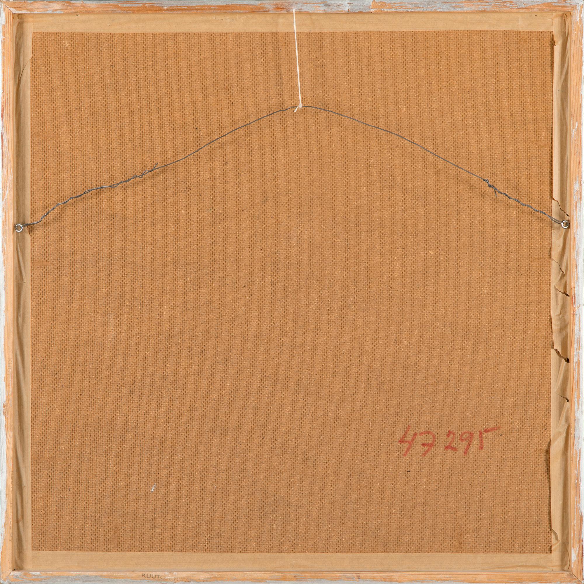 Max Salmi, olja på pannå, signerad och daterad -71.