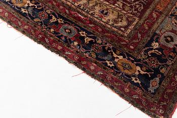 A rug, antique, Turkish silk Sivas, ca 172 x 133 cm.