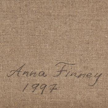 ANNA FINNEY, oil on canvas, signed and dated 1997 on verso.