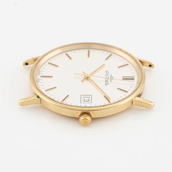 Antima, 14K guld, armbandsur, 33,5 mm.