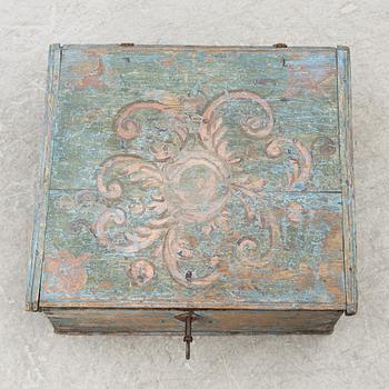 Skrin, allmoge, Småland, daterat 1851.