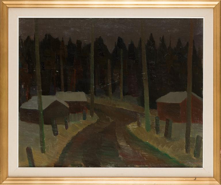Veikko Vionoja, oil on canvas, signed and dated -53.