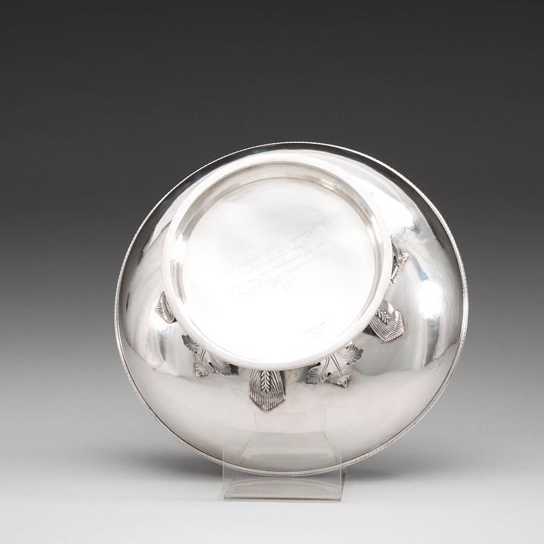 An Atelier Borgila silver bowl, Stockholm 1927.